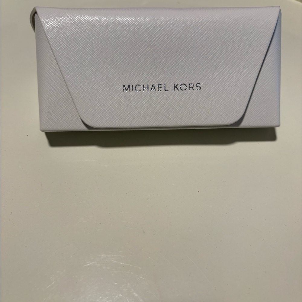 Michael Kors White glasses case